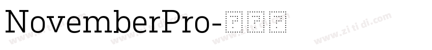 NovemberPro字体转换 NovemberPro字体转换