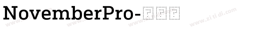 NovemberPro字体转换 NovemberPro字体转换