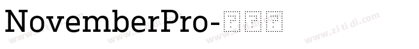 NovemberPro字体转换 NovemberPro字体转换