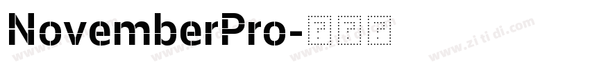 NovemberPro字体转换 NovemberPro字体转换