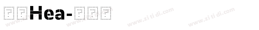 思源Hea字体转换