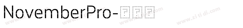 NovemberPro字体转换 NovemberPro字体转换