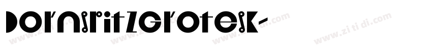 DornspitzGrotesk字体转换