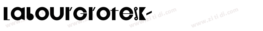 LabourGrotesk字体转换