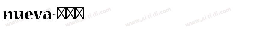 nueva字体转换