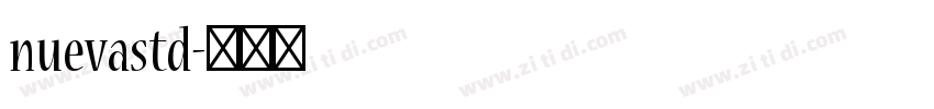 nuevastd字体转换