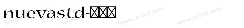 nuevastd字体转换