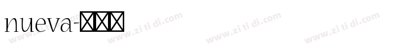 nueva字体转换