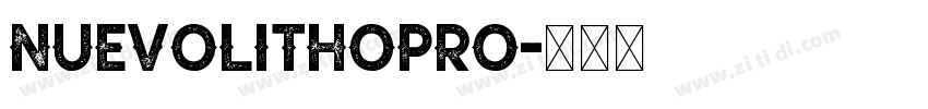 NuevoLithoPro字体转换