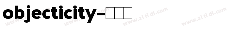 objecticity字体转换