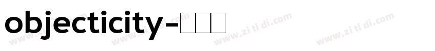 objecticity字体转换