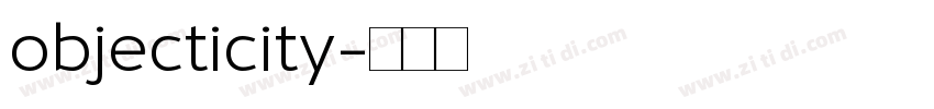 objecticity字体转换