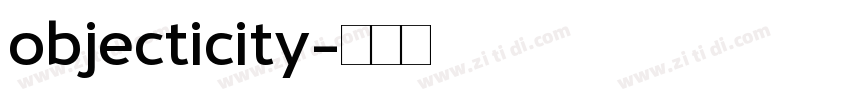 objecticity字体转换