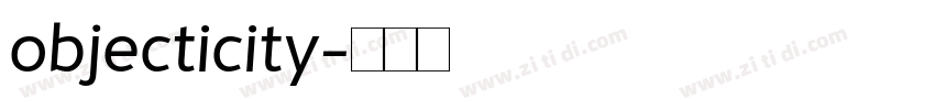 objecticity字体转换
