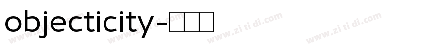 objecticity字体转换