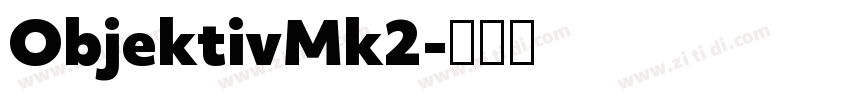 ObjektivMk2字体转换