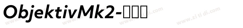 ObjektivMk2字体转换