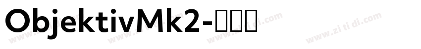 ObjektivMk2字体转换