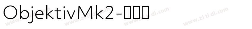 ObjektivMk2字体转换