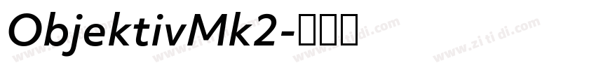 ObjektivMk2字体转换