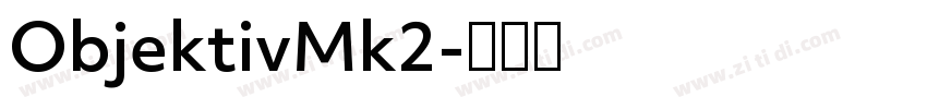 ObjektivMk2字体转换