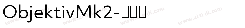 ObjektivMk2字体转换