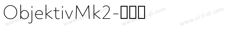 ObjektivMk2字体转换