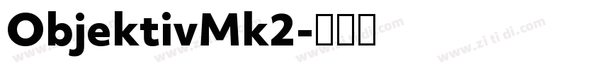 ObjektivMk2字体转换