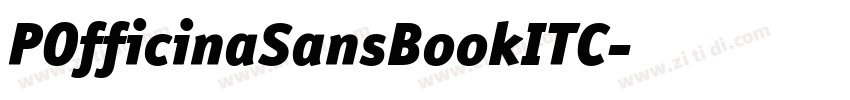 POfficinaSansBookITC字体转换