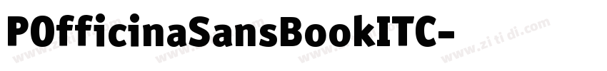 POfficinaSansBookITC字体转换