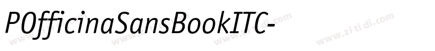 POfficinaSansBookITC字体转换