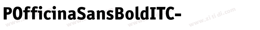 POfficinaSansBoldITC字体转换
