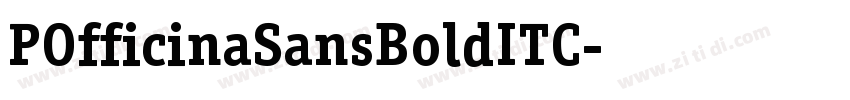 POfficinaSansBoldITC字体转换