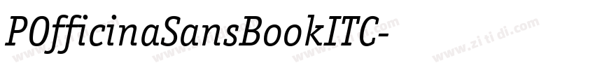 POfficinaSansBookITC字体转换