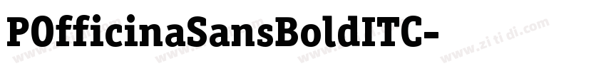 POfficinaSansBoldITC字体转换
