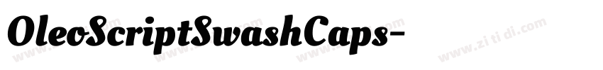 OleoScriptSwashCaps字体转换 OleoScriptSwashCaps字体转换
