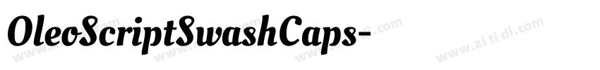 OleoScriptSwashCaps字体转换 OleoScriptSwashCaps字体转换