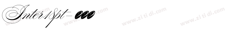 Inter18pt字体转换
