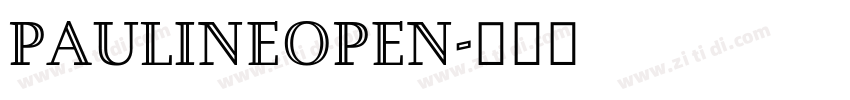PaulineOpen字体转换