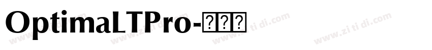 OptimaLTPro字体转换