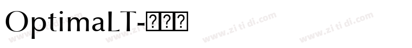 OptimaLT字体转换