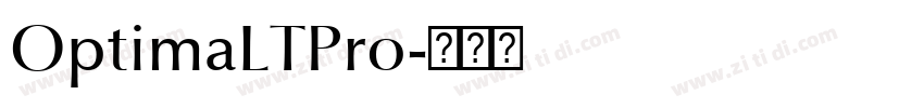 OptimaLTPro字体转换
