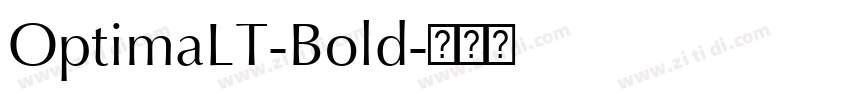 OptimaLT-Bold字体转换