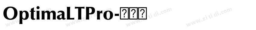 OptimaLTPro字体转换