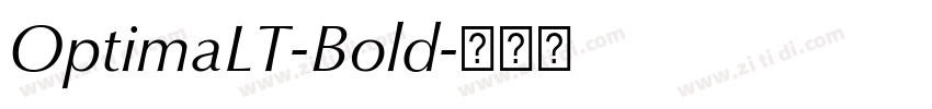 OptimaLT-Bold字体转换