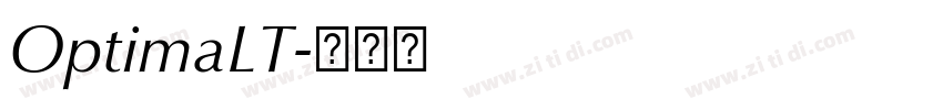 OptimaLT字体转换