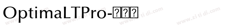 OptimaLTPro字体转换