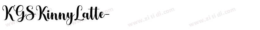 KGSKinnyLatte字体转换