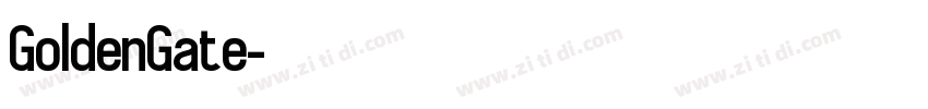 GoldenGate字体转换