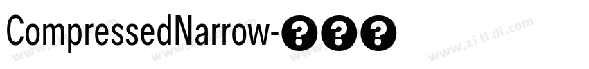 CompressedNarrow字体转换